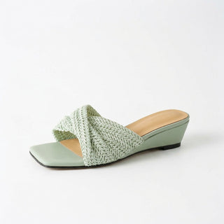 Isla Woven Wedge Slide