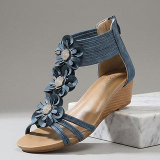 Isla Floral Wedge Sandal