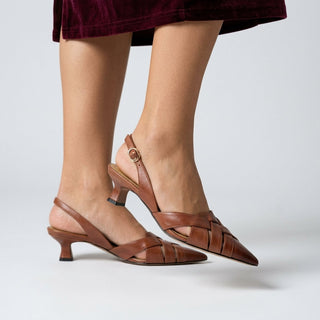 Reva Woven Slingback Heel