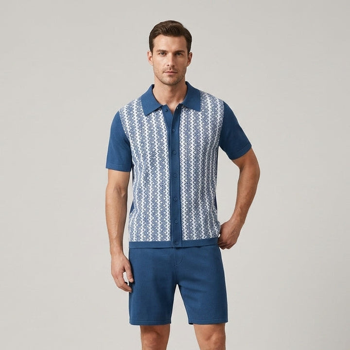 Rhys Jacquard Two Piece Set