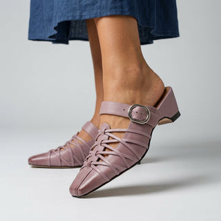 Celine Buckle Mule