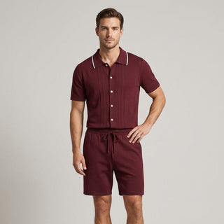 Dario Pointelle Knit Two-Piece Set
