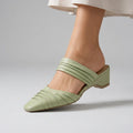 Penelope Pleated Mule