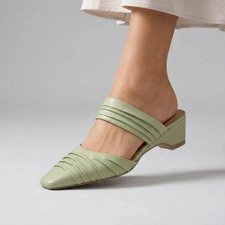 Penelope Pleated Mule