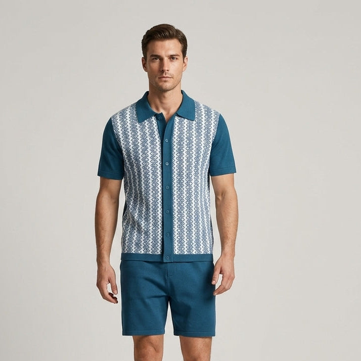 Rhys Jacquard Two Piece Set