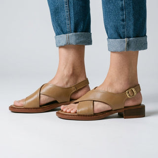 Brynne Crossband Slingback Sandal