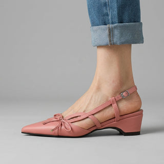 Lana Bow Pointed Slingback