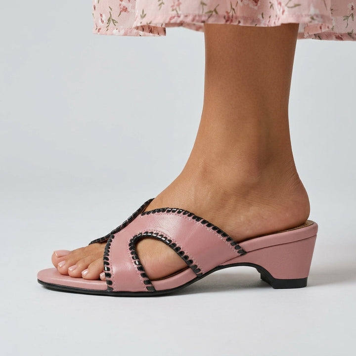 Ellie Cutout Slide Sandal