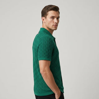 Reid Cable Texture Button-Up