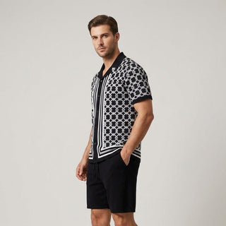 Reid Geometric Knit Two-Piece Set