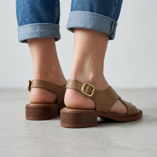 Brynne Crossband Slingback Sandal