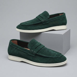 Brooks Smooth Suede Loafer