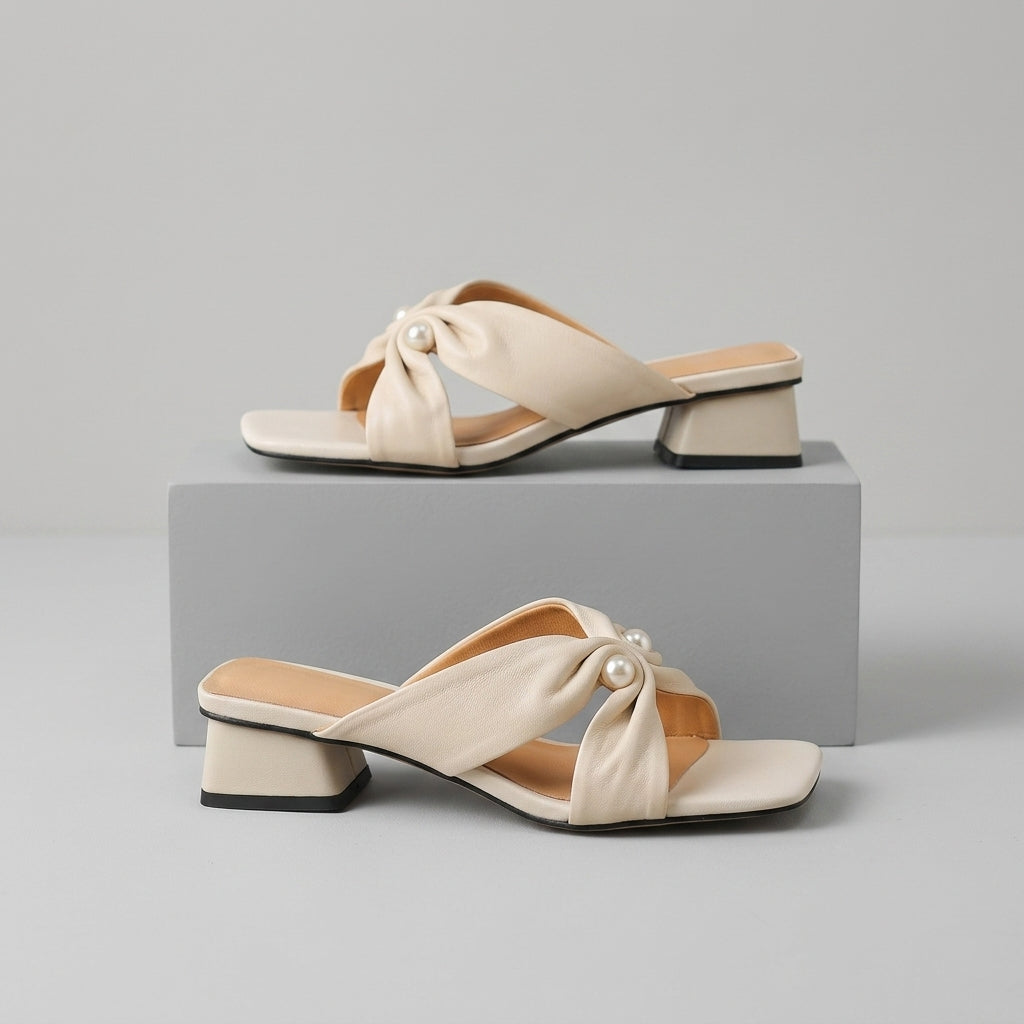 Vera Pearl Twist Mule