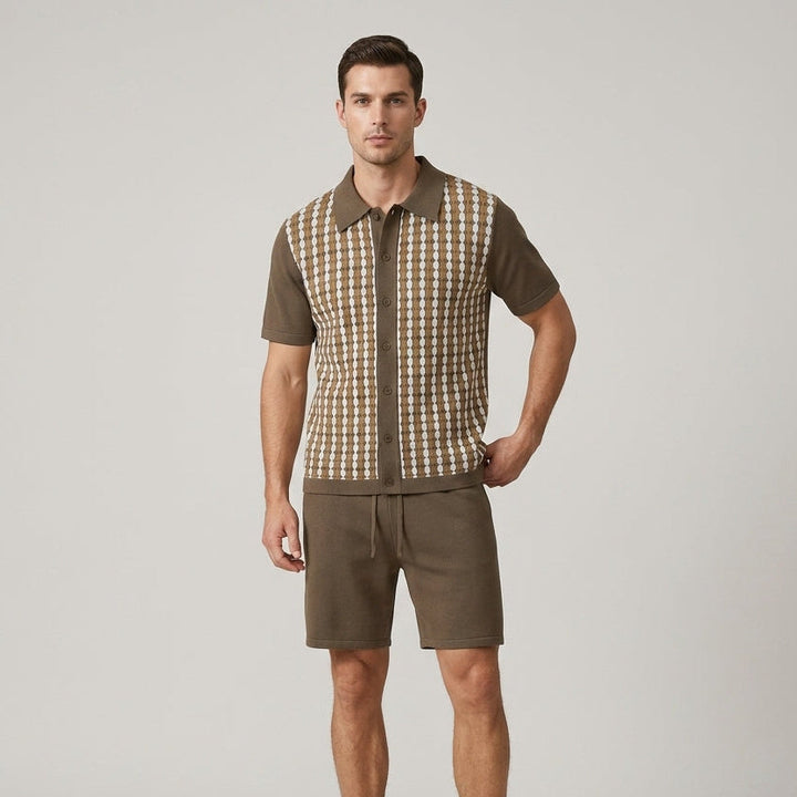 Grady Striped Two Piece Set