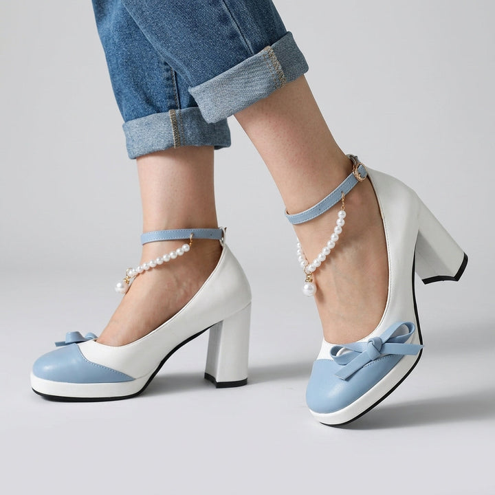 Lila Pearl Ankle Pump