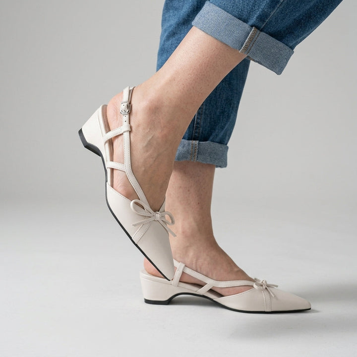 Lana Bow Pointed Slingback