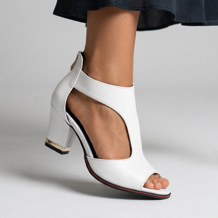 Brynne Cutout Block Heel