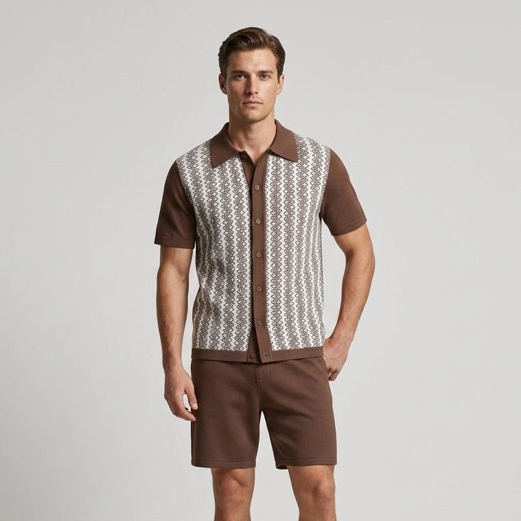 Rhys Jacquard Two Piece Set