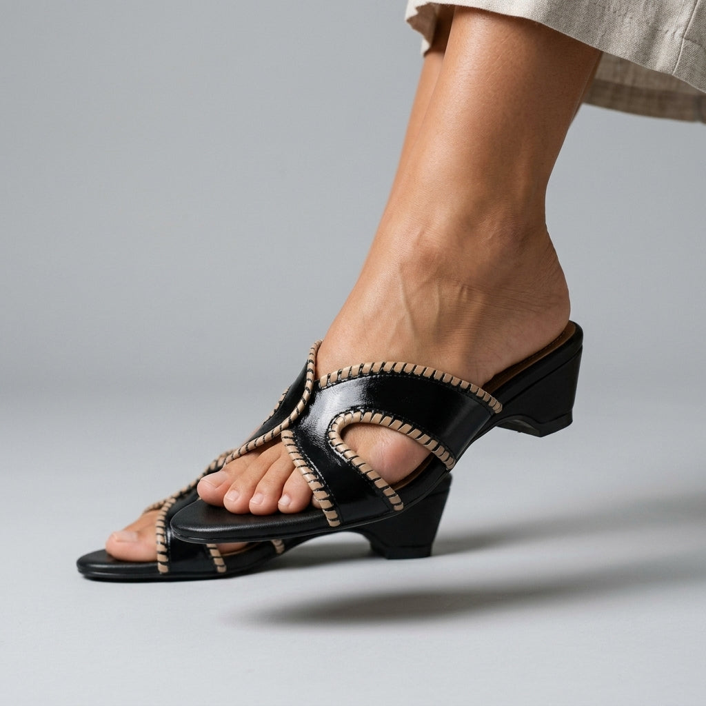 Ellie Cutout Slide Sandal