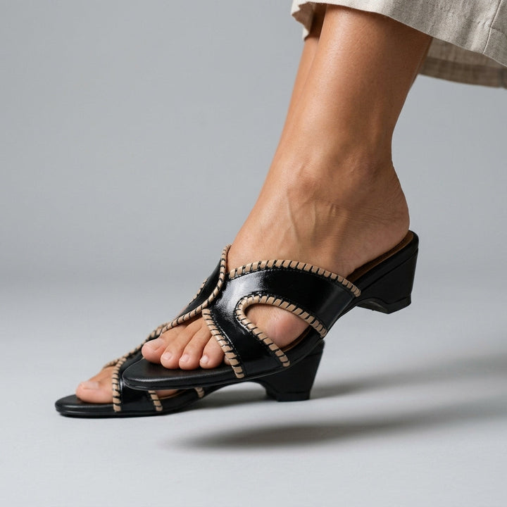 Ellie Cutout Slide Sandal
