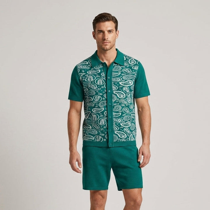 Owen Paisley Print Two-Piece Set