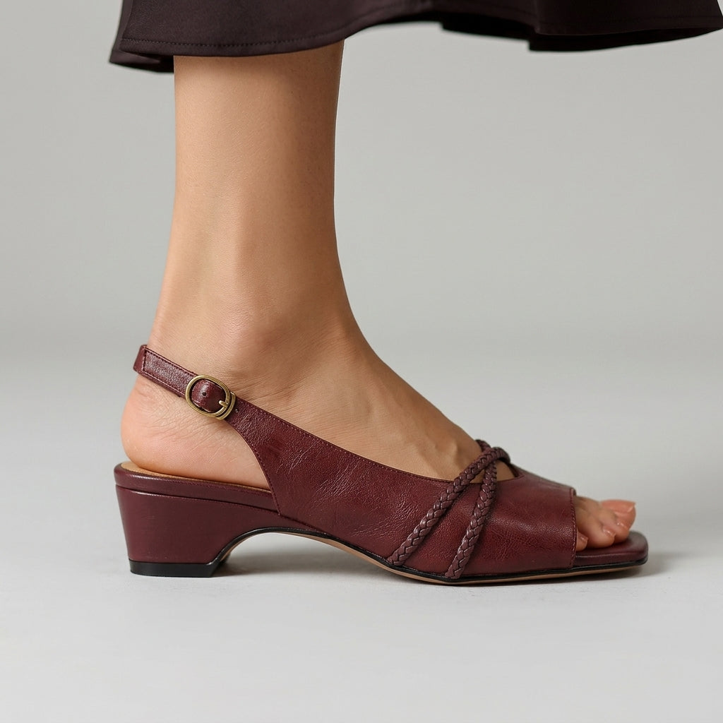 Cassie Braided Slingback Sandal