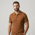 Cruz Textured Button-Front Shirt