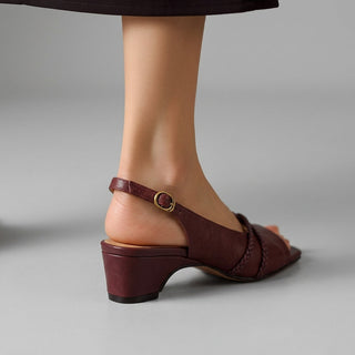 Cassie Braided Slingback Sandal