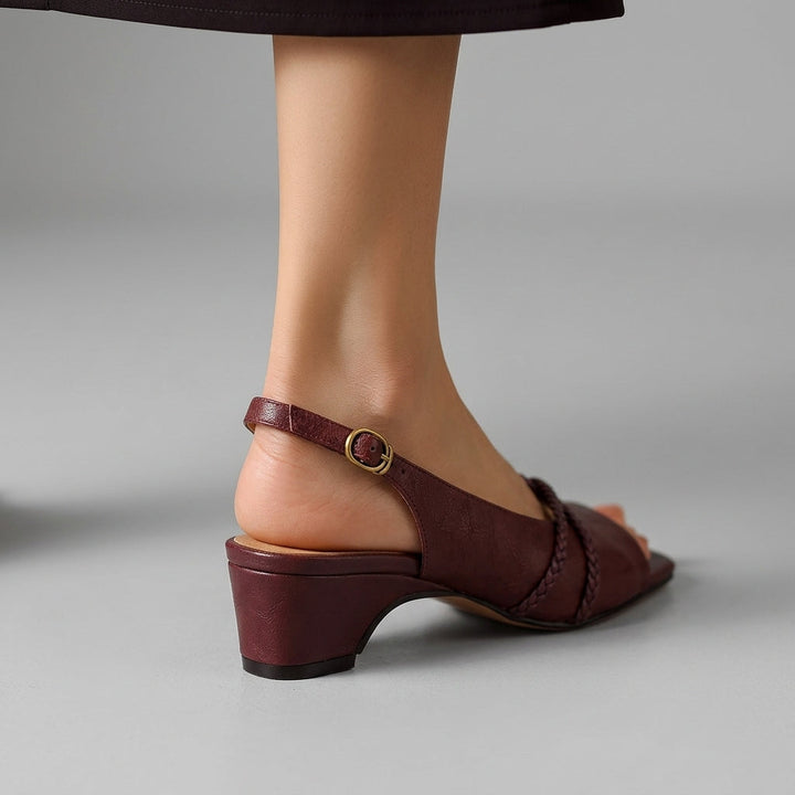Cassie Braided Slingback Sandal