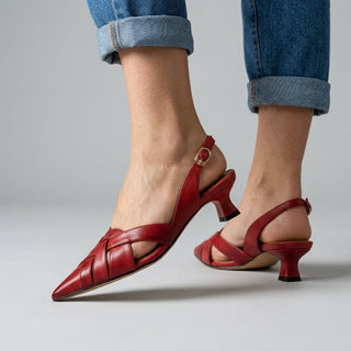 Reva Woven Slingback Heel