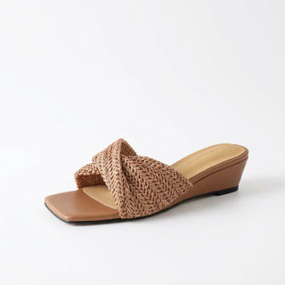 Isla Woven Wedge Slide