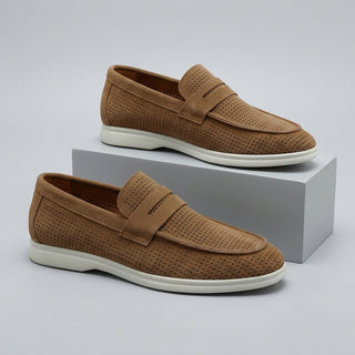 Brooks Smooth Suede Loafer