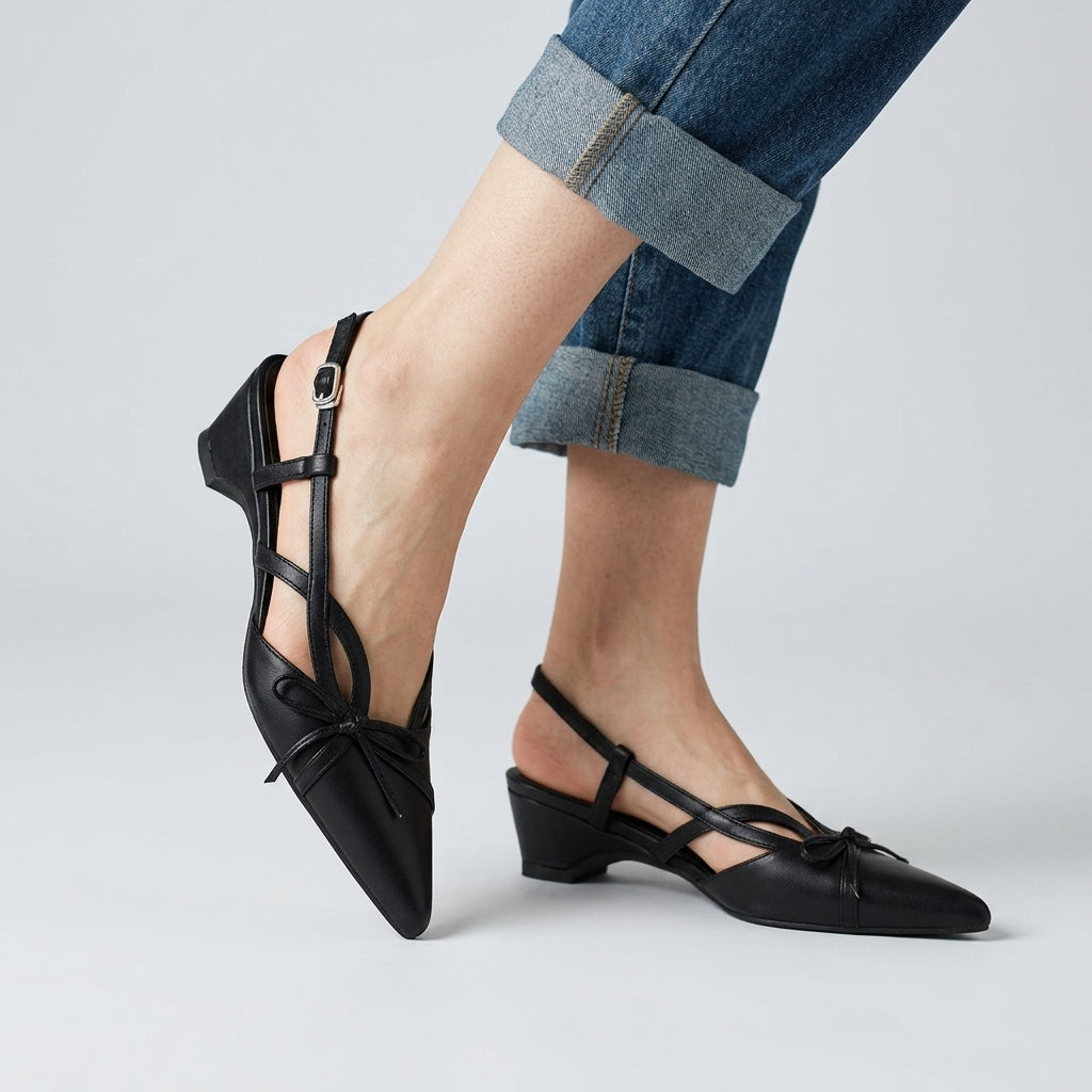 Lana Bow Pointed Slingback