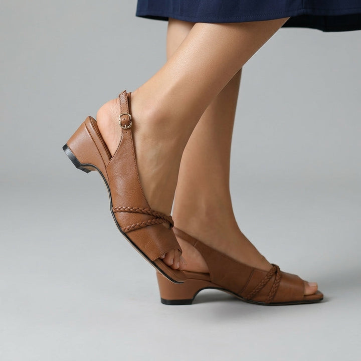 Cassie Braided Slingback Sandal