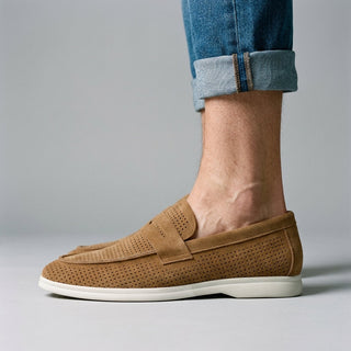 Brooks Smooth Suede Loafer
