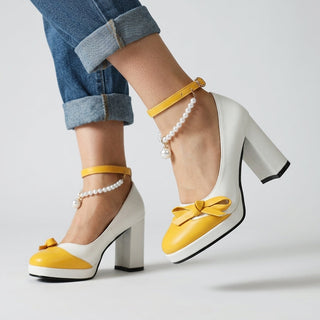 Lila Pearl Ankle Pump