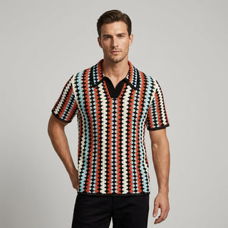 Jace Openwork Stripe Shirt