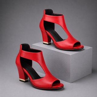 Brynne Cutout Block Heel