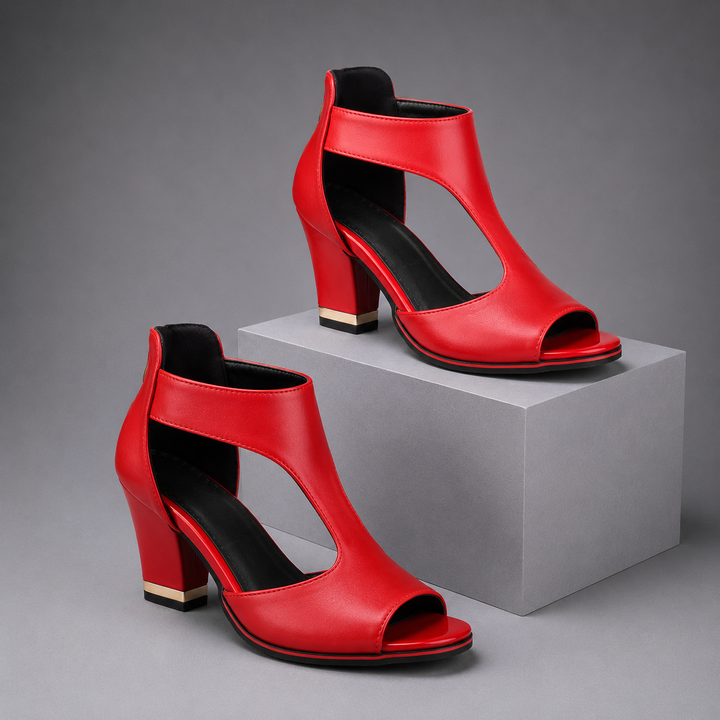 Brynne Cutout Block Heel