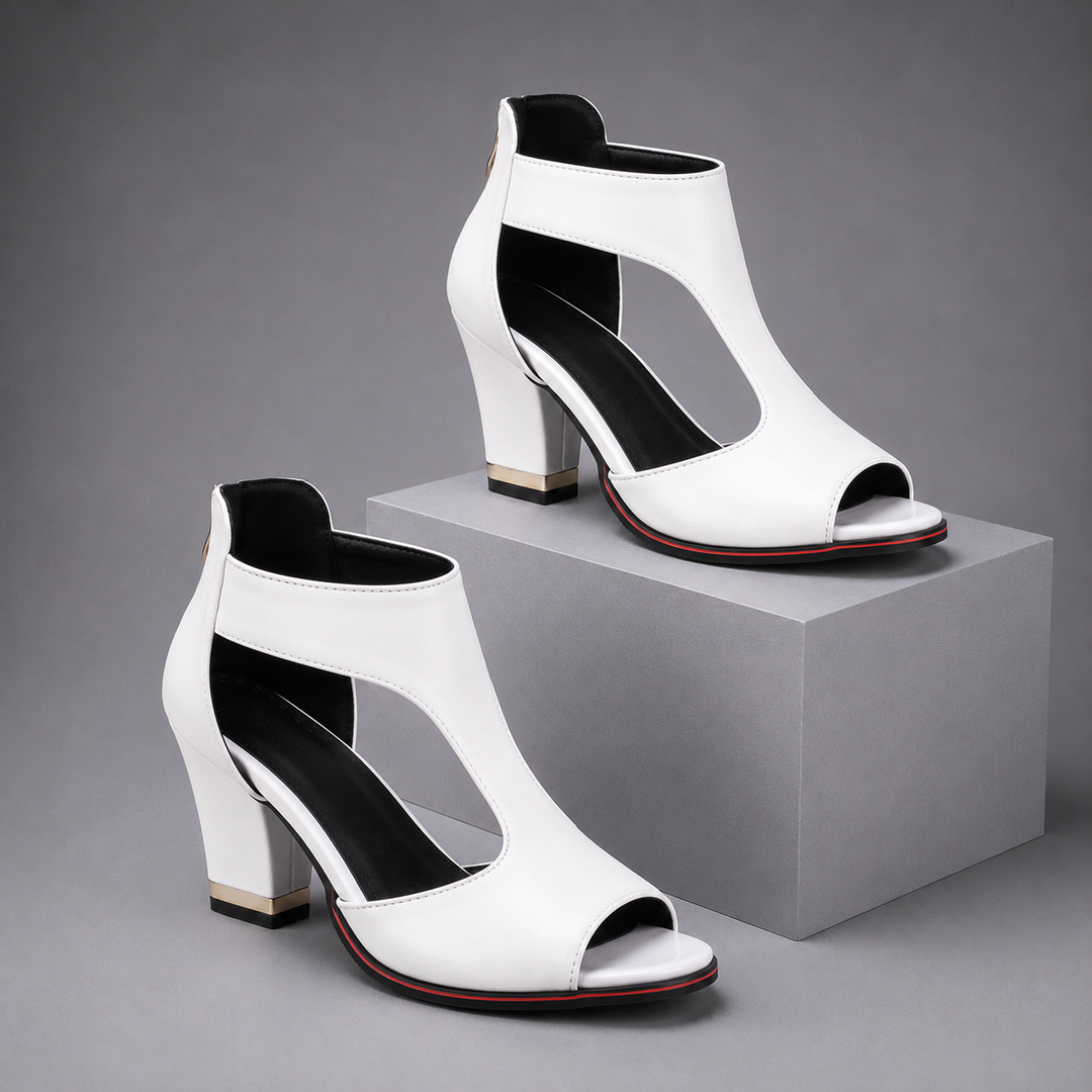 Brynne Cutout Block Heel