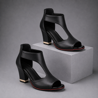 Brynne Cutout Block Heel