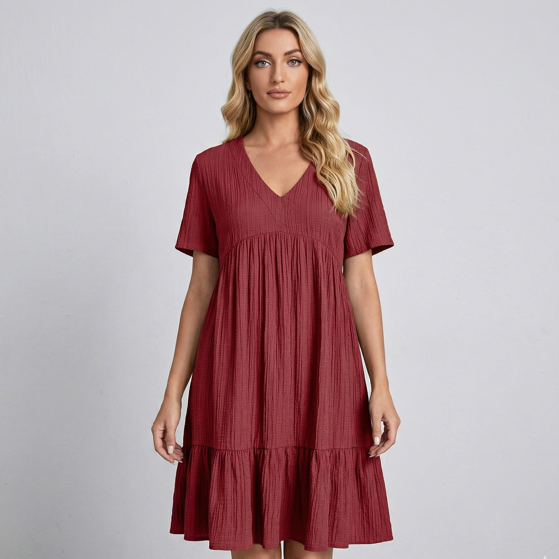 Ava Tiered Ruffle Mini Dress