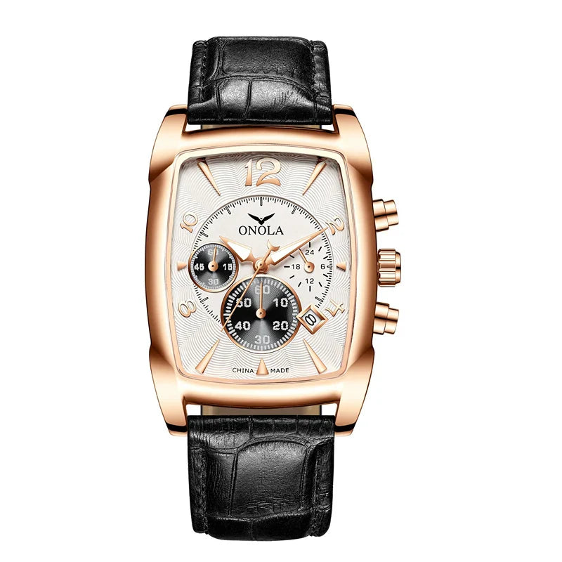 Classic St. Andrews Leather Strap Watch, 45mm