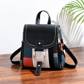 Jenny Lane Plaid Backpack