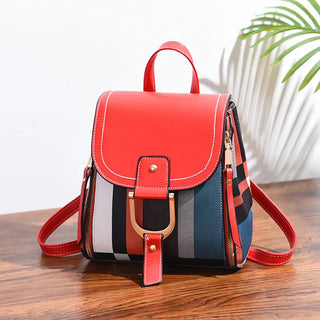 Jenny Lane Plaid Backpack
