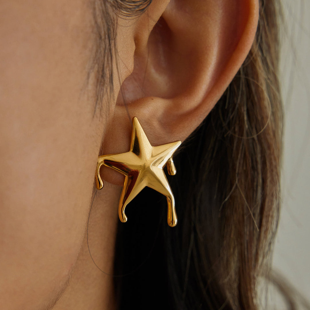 Contour Drip Earring