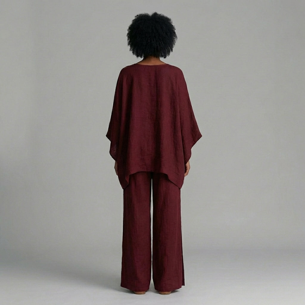 Flora Oversized Kaftan Two-Piece Set