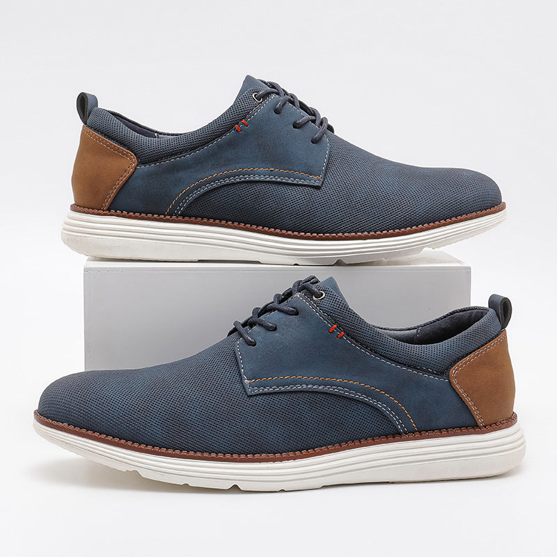Lennox Leather Crossover Sneaker