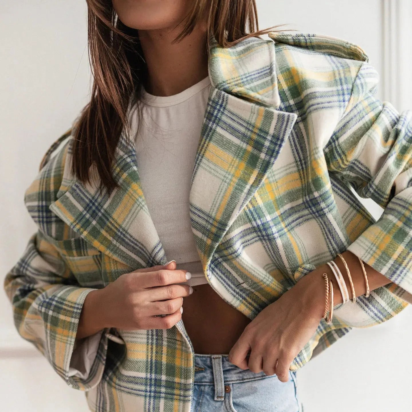 Penelope Cropped Pea Coat