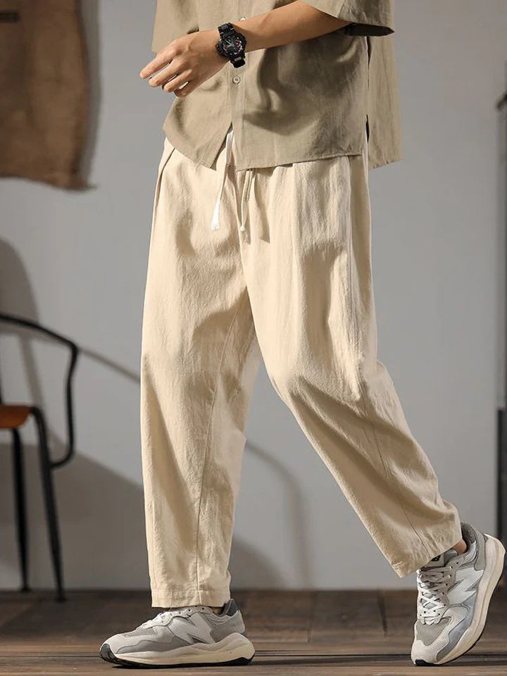 Calvin Linen Drawstring Pants